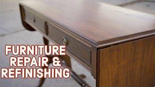 Thrift Store Rescue #20 | Repairing and Refinishing A Vintage Table | Furniture Restoration