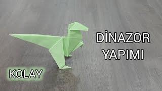 Origami / Kolay Dinazor Yapımı