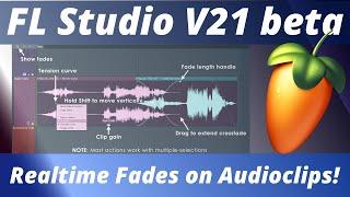 FL Studio V21 beta...What´s new! Realtime Fades!