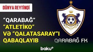 “Qarabağ” dünya reytinqində 7 pillə irəliləyib - BAKU TV