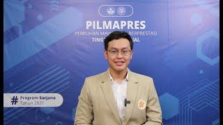 Pemilihan Mahasiswa Berprestasi Nasional Bidang Sarjana 2021 - Muhammad Zufar Farhan Zuhdi - UGM