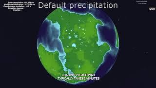 Precipitation variation : Timelapse #3