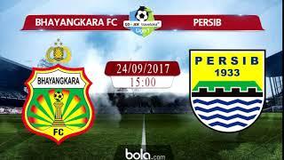 Live Streaming Persib Bandung vs Bhayangkara FC , Minggu 24 September 2017 HD