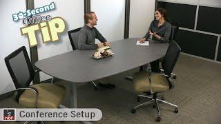 How to Set Up a Conference Room | NBF 30 Second Office Tip