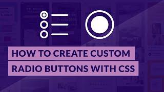 How To Create Custom Radio Buttons with CSS (EASY)