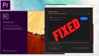 Fix Unsupported Video Driver Issue on Premiere Pro | Nvidia