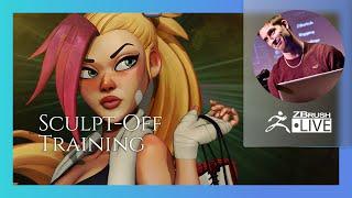 Sculpt-Off Training - Tips & Tricks to Get You Ready! - Pixologic Paul Gaboury - ZBrush 2021.7