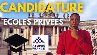 Comment postuler dans les écoles privées en France ? /les infos à connaitre avant de candidater