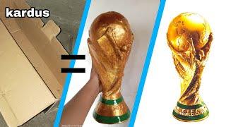 DIY Trophy Word Cup ( Membuat Tropy Piala Dunia )