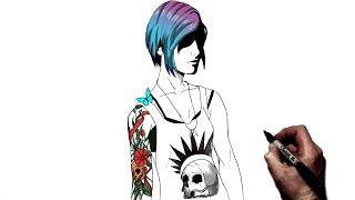 How To Draw Chloe Price | Step By Step | Life is Strange