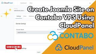 How to Create Joomla Website on Contabo VPS Using CloudPanel - Free cPanel Alternative