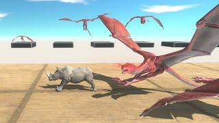 Run Away from Wyverns - Animal Revolt Battle Simulator
