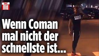 Video aufgetaucht: Bayern-Star Kingsley Coman im Straßensprint abgezogen