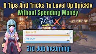 8 Tips and Tricks to Level Up Quickly | Without Spending Money | 3rd Job Incoming - [ROX]