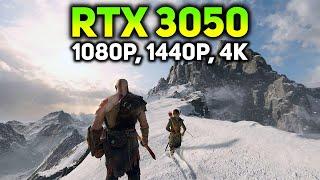 God of War on RTX 3050 | 1080p, 1440p, 4K ft. DLSS