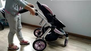 hot mom stroller quick instruction 889 open and folding