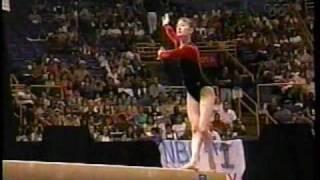 Amy Chow - 2000 US Nationals FInals - Uneven Bars Fall and Balance Beam