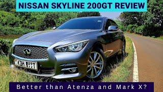 NISSAN SKYLINE 200GTt/INFINITI Q50 REVIEW, 0-100km/h: Better than Atenza & Mark X? #nissanskyline