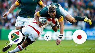 Classic Highlights: Japan clash with South Africa in 2015!