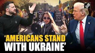 “Americans stand with Ukraine…”, Protesters take to street in Washington to support Zelenskyy