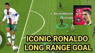 ICONIC RONALDO LONG RANGE GOAL, PES 2021 MOBILE