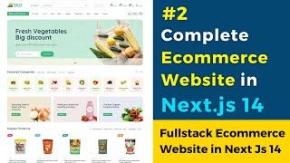 #2 Build a Full Stack E-Commerce Website with Next.js 14, Strapi Headless CMS & Material UI