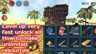 Ocean Nomad Raft Survival Gameplay | Ocean Nomad Max Level | Best House