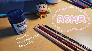 ASMR Pencil Sharpening🪴Staedtler sharpener, Blackwing Pencils, Mitsubishi Hi-Uni