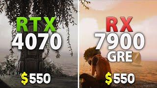 RTX 4070 vs RX 7900 GRE - Test in 15 Games | 1440p, Rasterization