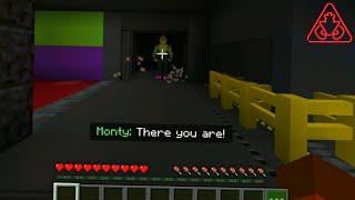 Monty Chase Scene in Minecraft | FNAF: Security Breach Minecraft Map