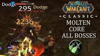 Melee DPS is FUN! Molten Core All Bosses (Rogue PoV) | Classic WoW Gameplay Raid