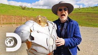 Would The Iron Man Suit Be Bulletproof In Real Life? Adam Savage Finds Out | Savage Builds