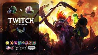 Twitch Support vs Rakan - NA Challenger Patch 13.8