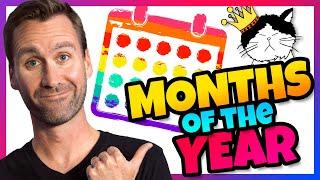 ️ Months of the Year Song! | Mooseclumps | Kids Learning Songs and Brain Breaks