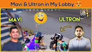 @MAVIOP  @ultr0ngaming in my lobby || My teammate vs mavi 