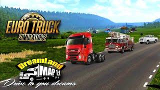 ETS2 1.53, DreamLand Map v1.0.2 | Most Realistic ETS2 Maps: A Deep Dive | ETS2 Best Narrow Roads