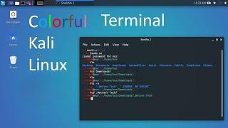 How to make terminal colorful on Kali Linux | Parrot os terminal theme | Works on any Linux️