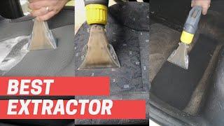 Dirty seats extraction with best extractor KARCHER PUZZI 10/1 (my personal opinion)!