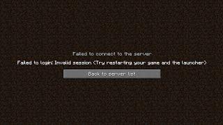 Fix failed to login invalid session (try restarting your game) Minecraft error 2025