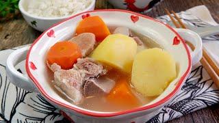 This is the Easiest Chinese Soup Ever! ABC Soup 马铃薯红萝卜排骨汤 Pork Rib Soup Recipe | Chicken Soup