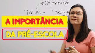 A IMPORTÂNCIA DA PRÉ-ESCOLA