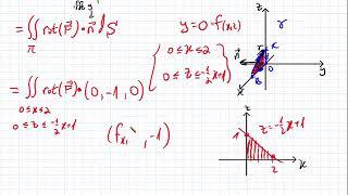 9-18 - אינטגרל משטחי - משפט סטוקס - תרגיל 1