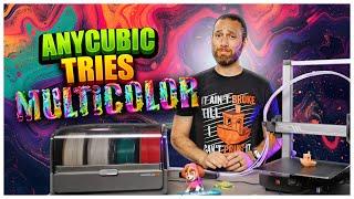 AnyCubic Tries Multicolor: The AnyCubic Kobra 3 Combo