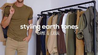 10 Outfits Styling Earth Tones | Men's Fashion Inspiration | Color Theory