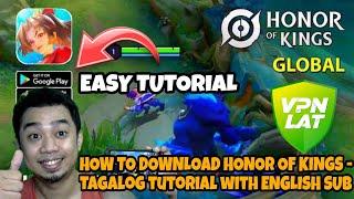 How To Download Honor Of Kings on Android - Tagalog Tutorial with English Subtitle
