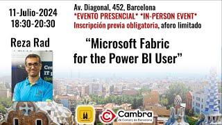 PUG BARCELONA - Reza Rad - Fabric for the Power BI User