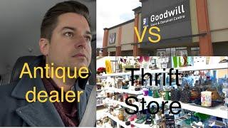 Antique dealer vs. Thrift Store