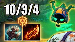 AD Janitor Thresh Cleans Out Top Lane - AD Thresh Top - League of Legends