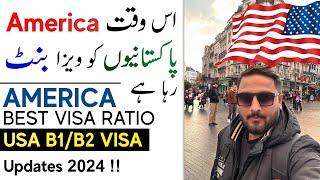 USA Tourist Visa Ratio 2024 - America Visit Visa 2024 - Easy to Get USA B1/B2 Visa for Pakistan