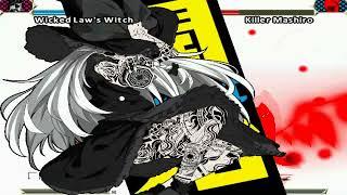 Mugen EFZ - Wicked Law's Witch (12p) vs Killer Mashiro (Lv:0 7p) (Both Sides)